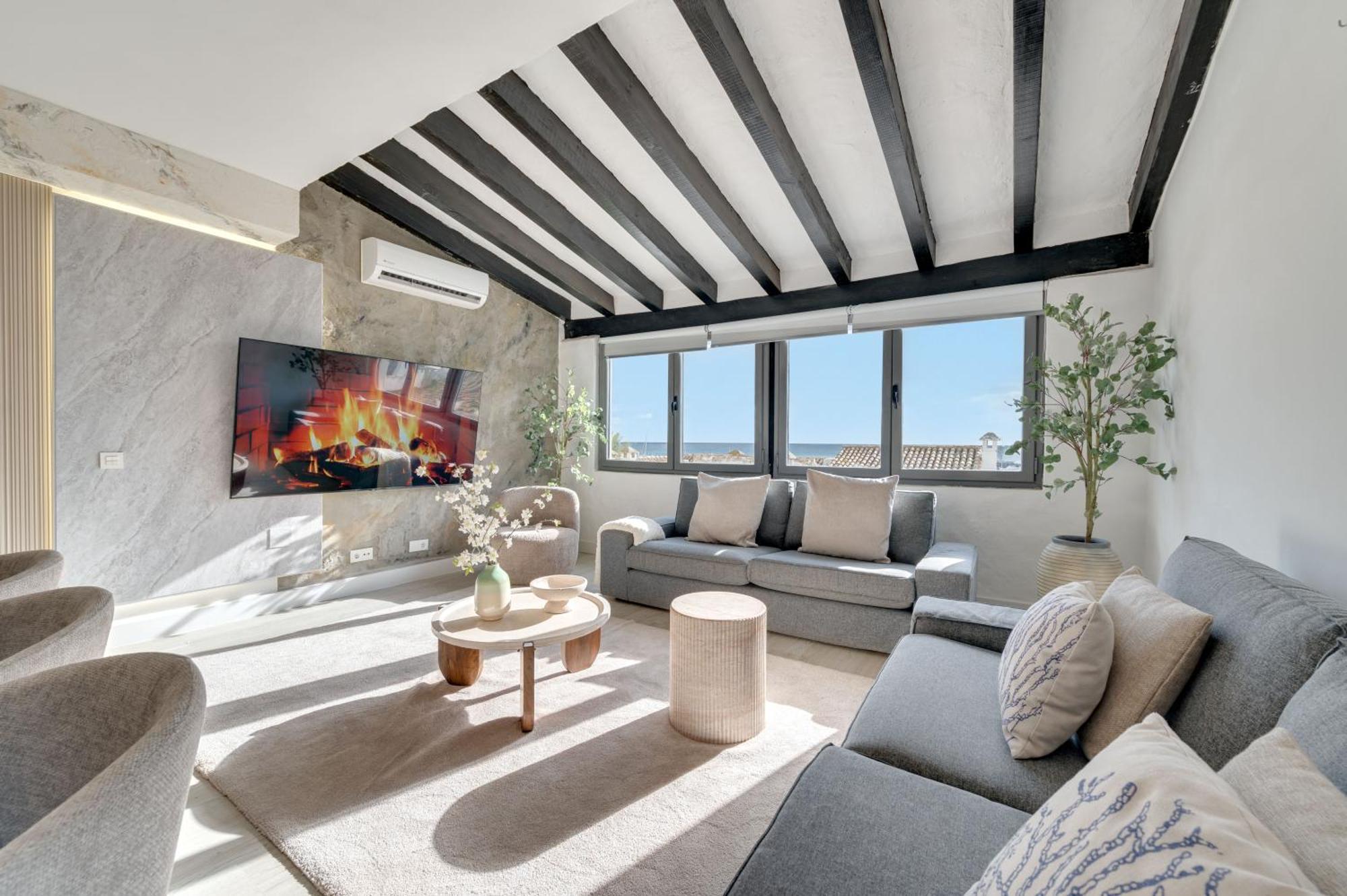 Apartamento Vacation Marbella I Stylish 5Bdr Penthouse, Sea And Marina View Exterior foto