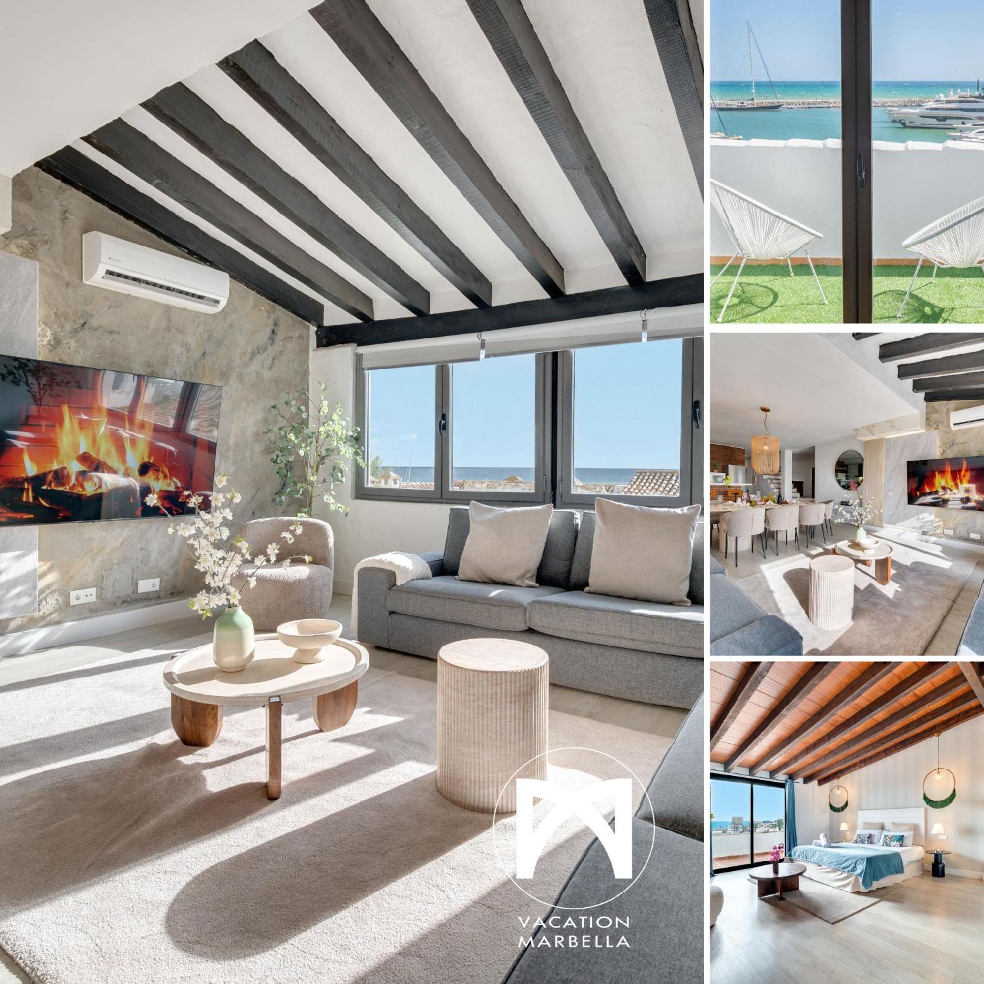 Apartamento Vacation Marbella I Stylish 5Bdr Penthouse, Sea And Marina View Exterior foto